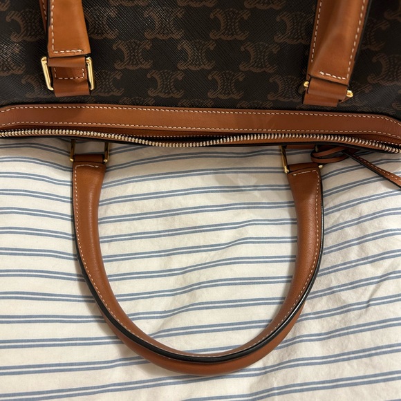 Celine 2019 Boston Bag in Triomphe Canvas - Picture 11 of 14